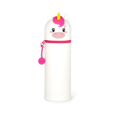 Legami Kawaii 2 in 1 Soft Silicone Pencil Case - Kawaii - Unicorn, Valentines Gifts, Cute Gifts, Cute Pencil Case, Legami Stationery