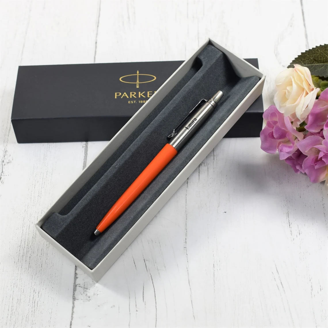 Personalised Originals Orange Parker Jotter Pen