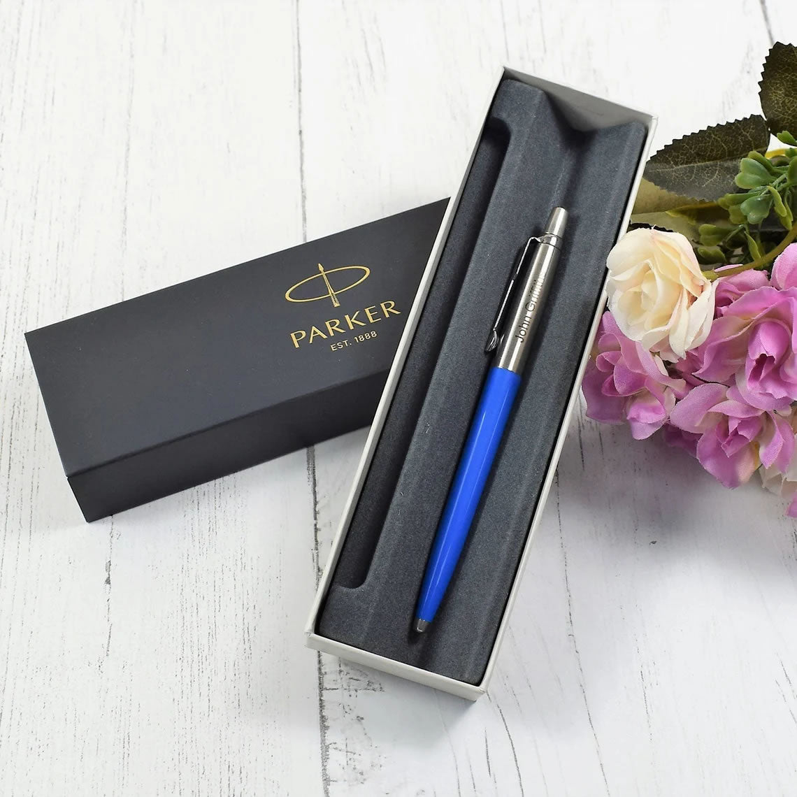 Personalised Originals Blue Parker Jotter Ballpoint Pen