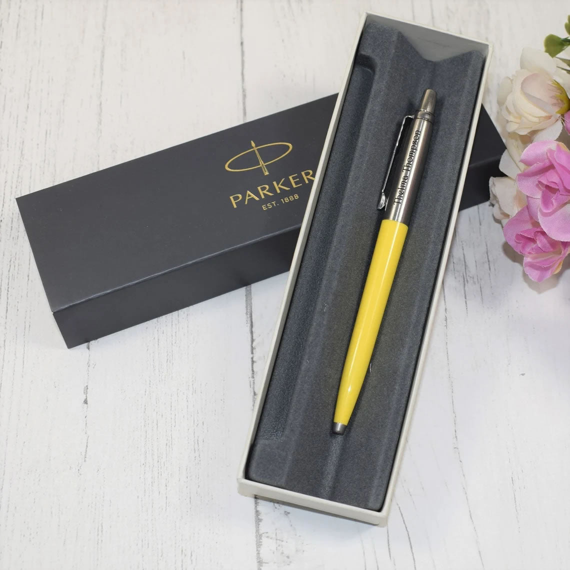 Personalised Originals Yellow Parker Jotter Pen