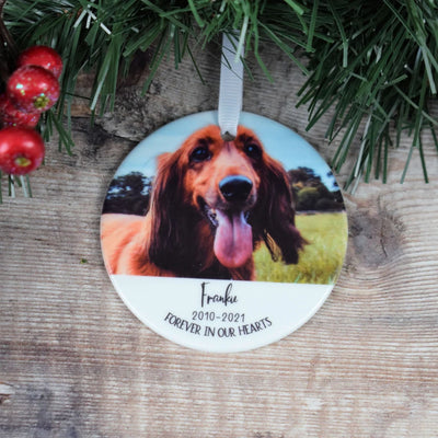 Personalised Christmas Bauble - Dog Memorial Bauble