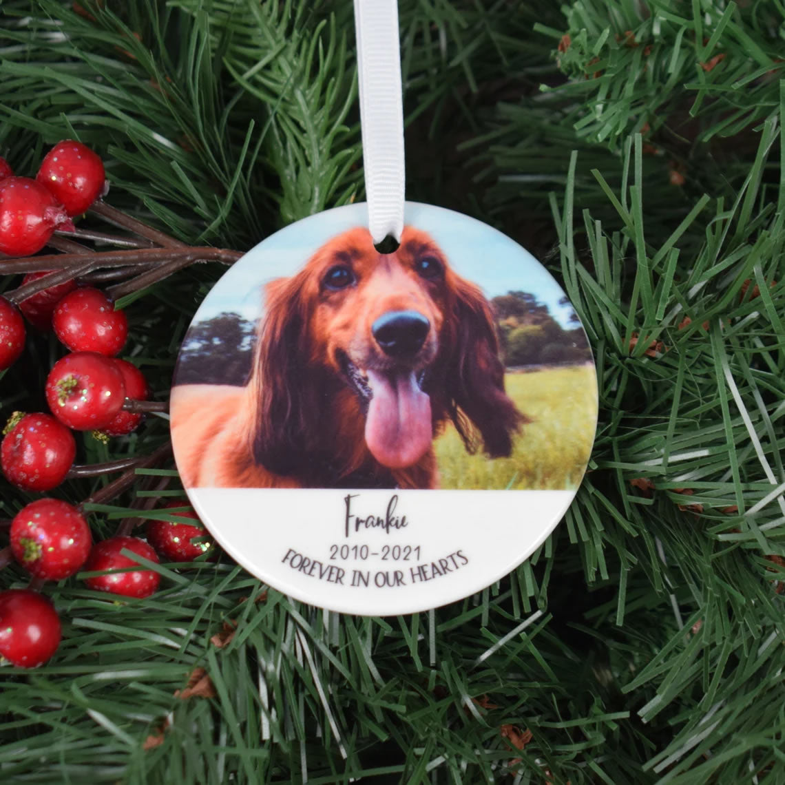 Personalised Christmas Bauble - Dog Memorial Bauble