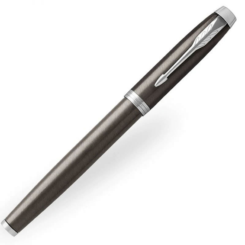 Personalised Parker IM Rollerball & Ballpoint Pen Set - Dark Espresso & Chrome