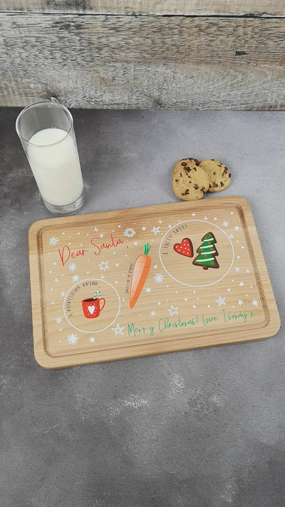 Personalised Christmas Eve Board - Treats For Santa & Rudolph