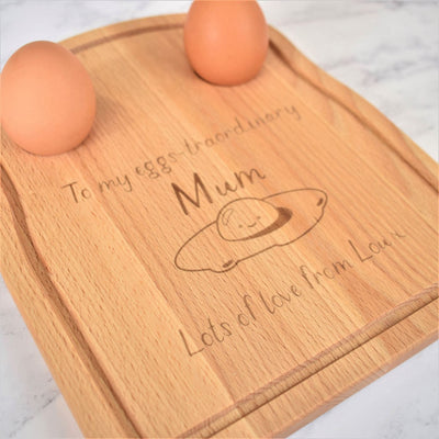 Personalised Egg & Toast Breakfast Board - Fried Egg