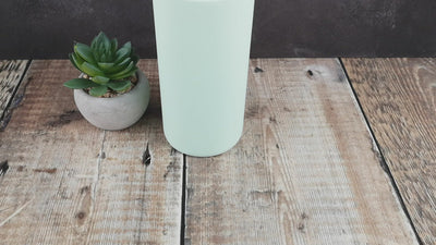 Personalised Glass Water Bottle - Mint Green 600ml
