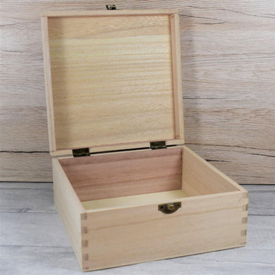 Personalised Wooden Wedding Memory Box - Happily Ever After