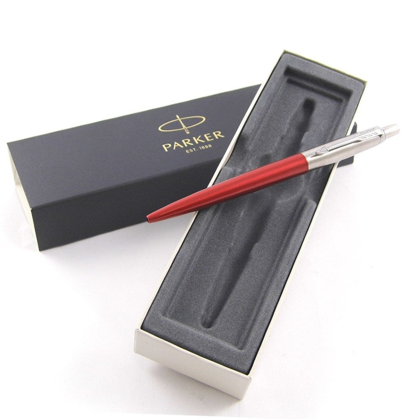 Personalised, Engraved Pen - Parker Kensington Red Jotter Pen