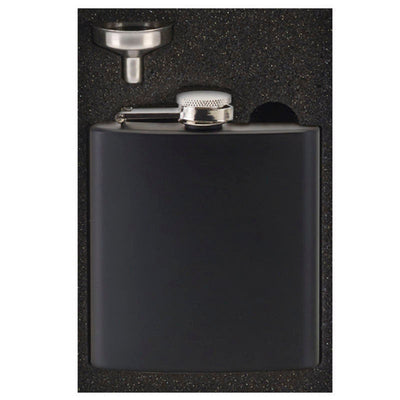 Personalised Best Man For A Day Black Hip Flask