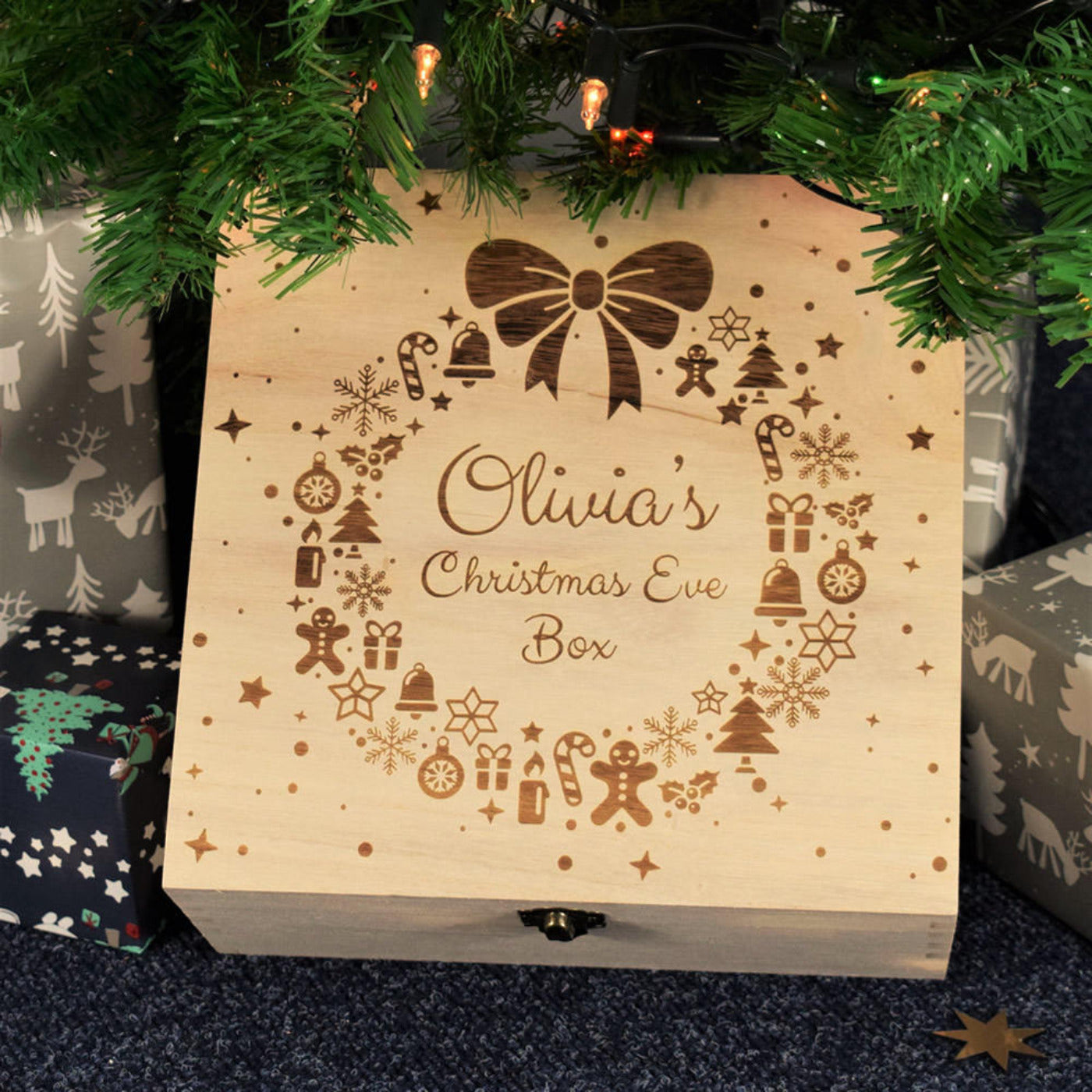 Christmas Eve Box - Wreath Design