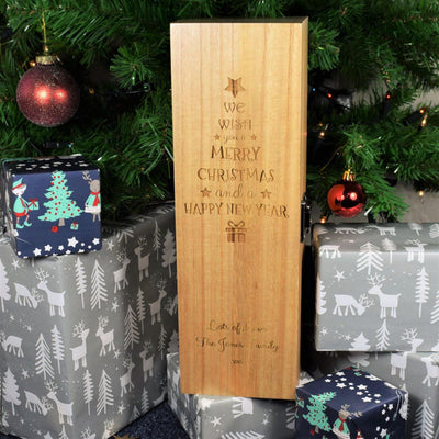 Personalised Wine Box - Christmas Present