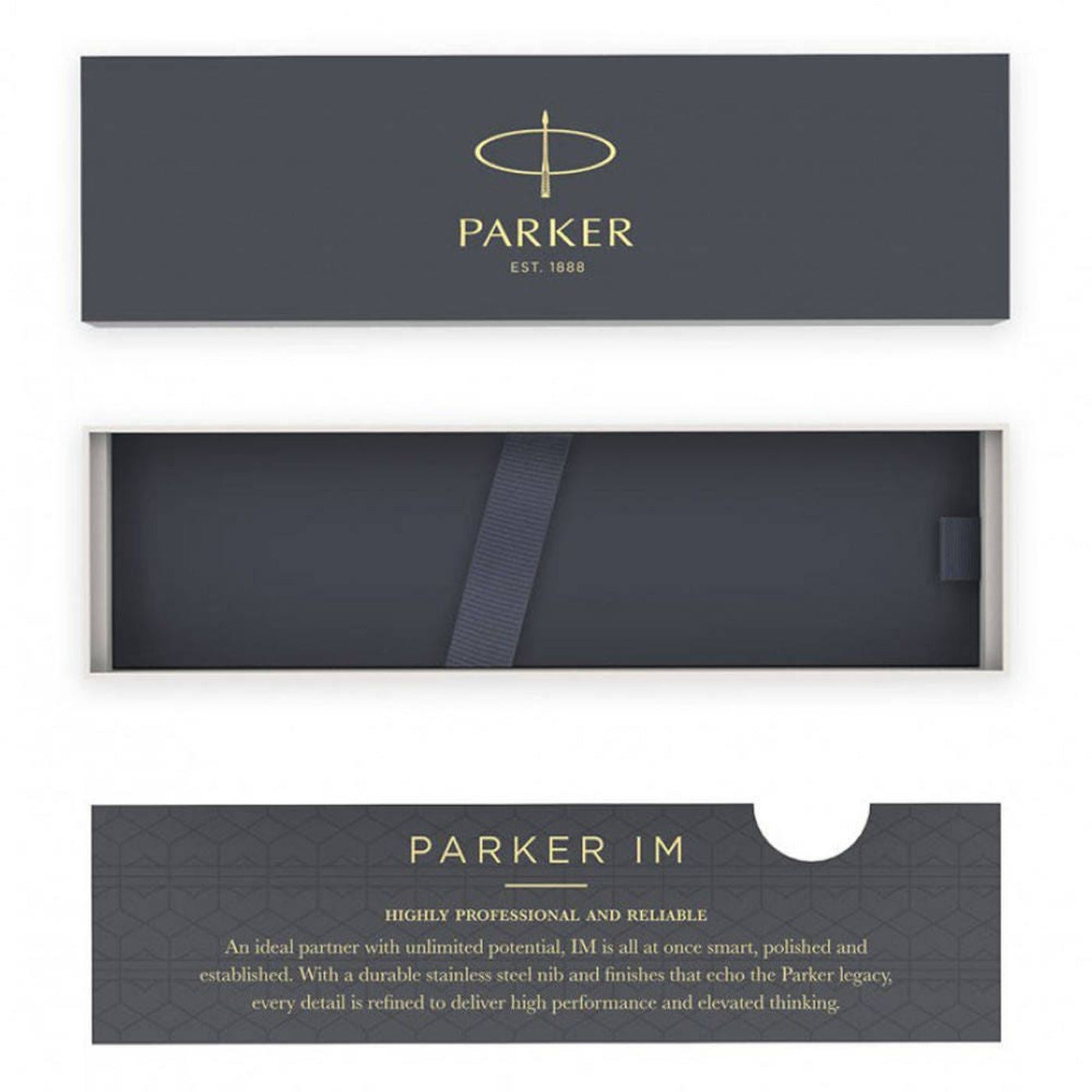 Engraved Parker IM Dark Espresso with Chrome Trim Ballpoint Pen