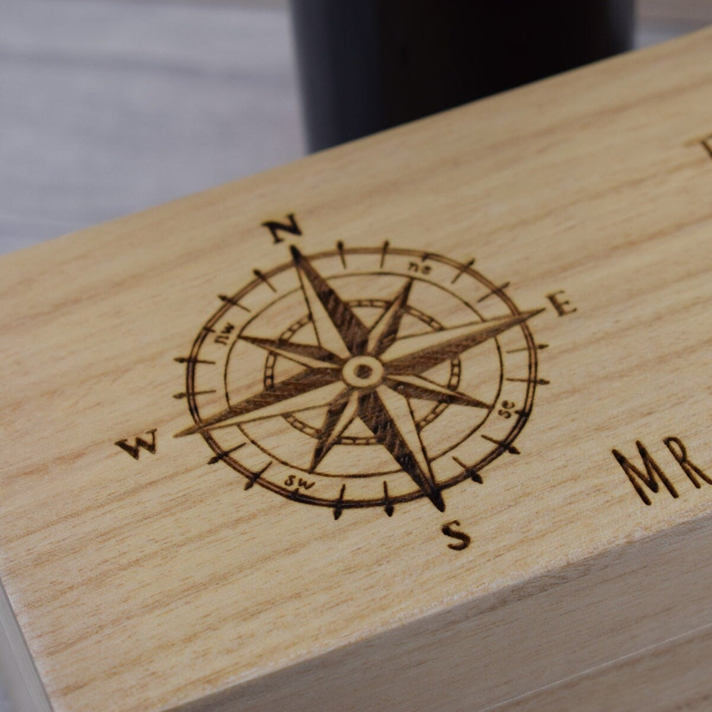 Personalised Wedding Wine Box - The Adventure Begins