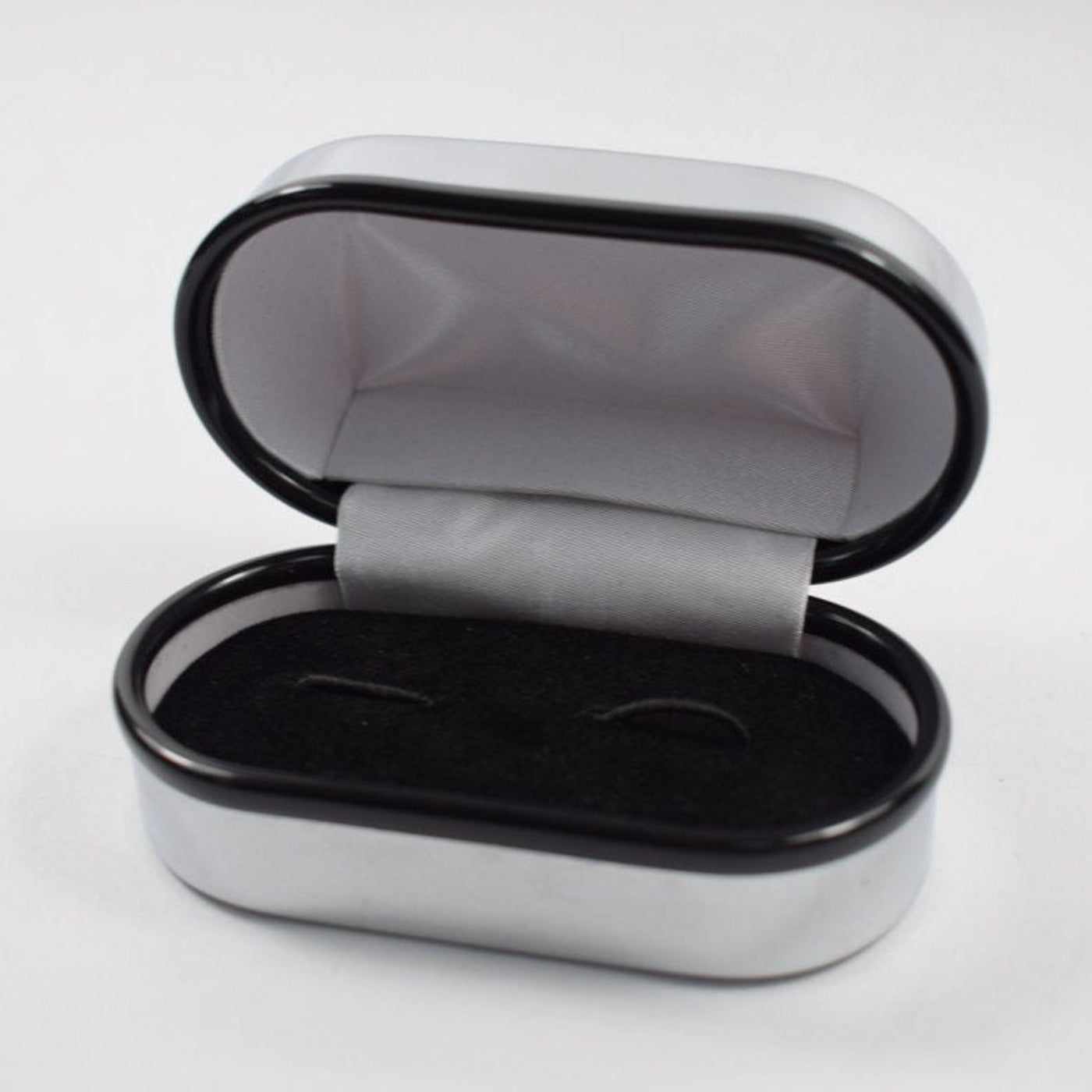 Personalised Engraved Chrome Cufflink Box/Case - Wedding, Birthday, Fathers Day - The Perfect Place To Store His Favourite Cufflinks
