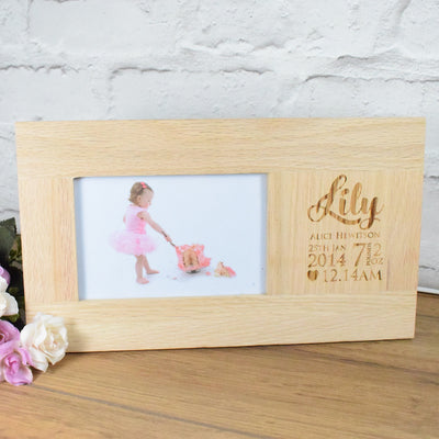 Personalised Photo Frame, Baby Photo Frame Newborn Gifts, Memory Keepsakes, New Baby Gifts, Gifts For Baby, New Mothers, Christening Gift