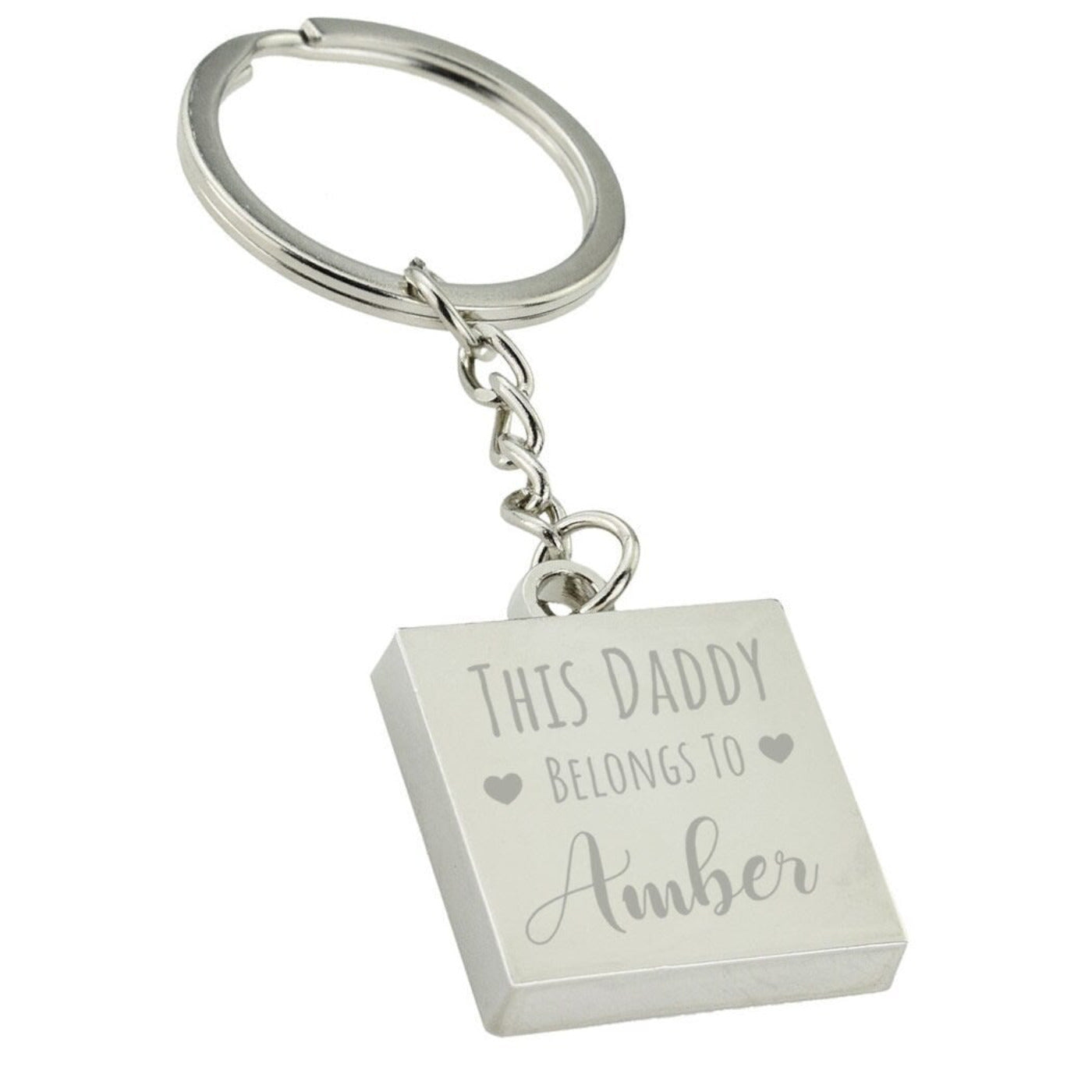 Personalised Keyring - Daddy Gift