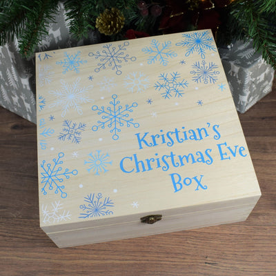 Christmas Eve Box - Snowflakes Design
