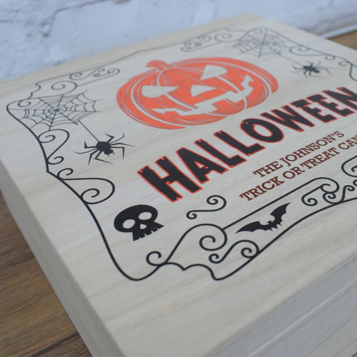 Halloween Trick Or Treat Sweet Box - Personalised Halloween Candy Box