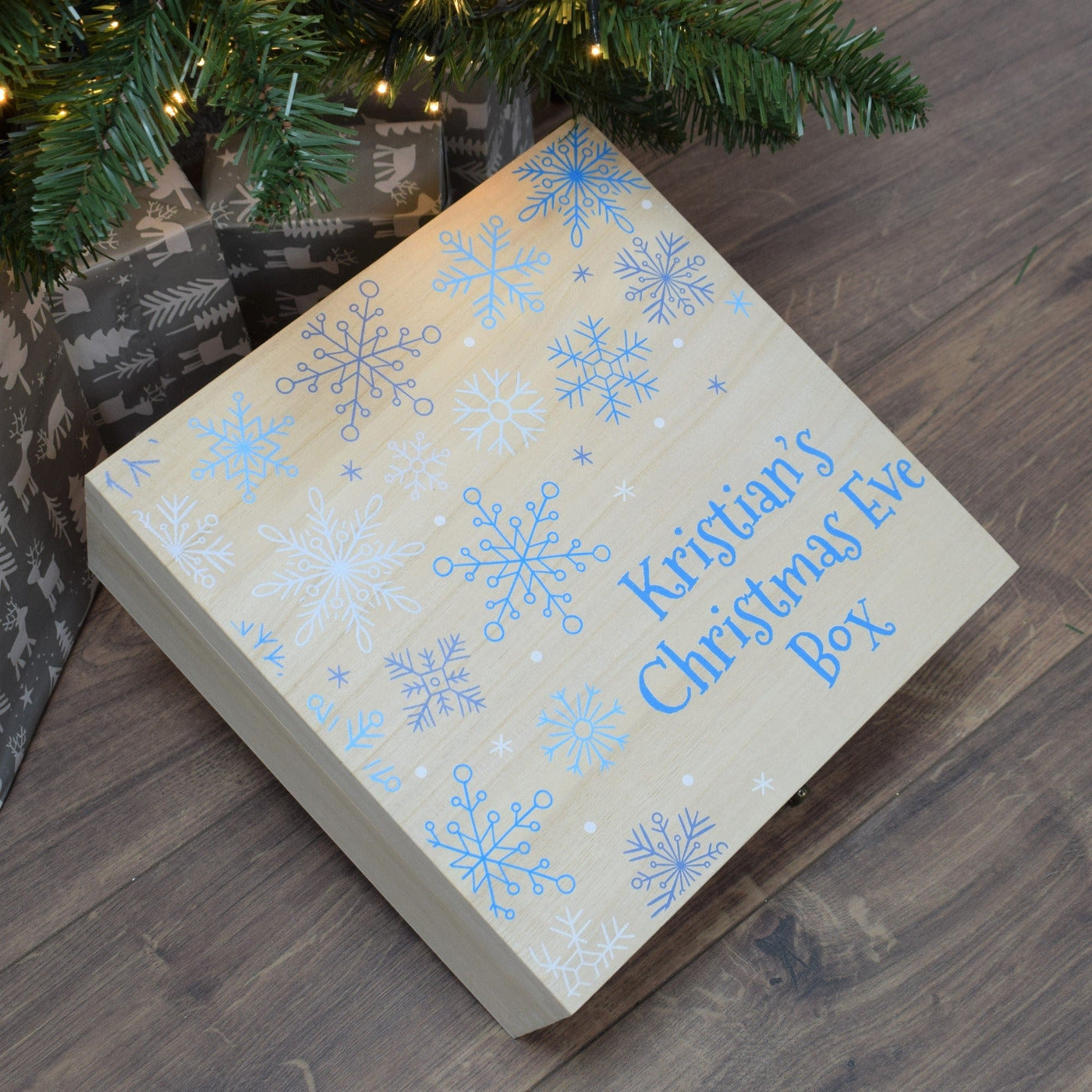 Christmas Eve Box - Snowflakes Design