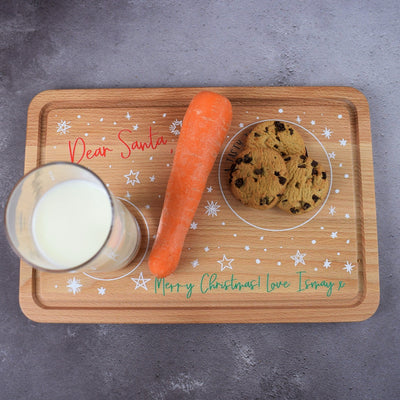 Personalised Christmas Eve Board - Treats for Santa and Rudolph
