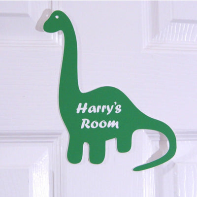 Personalised Children's Dinosaur Bedroom Door Sign
