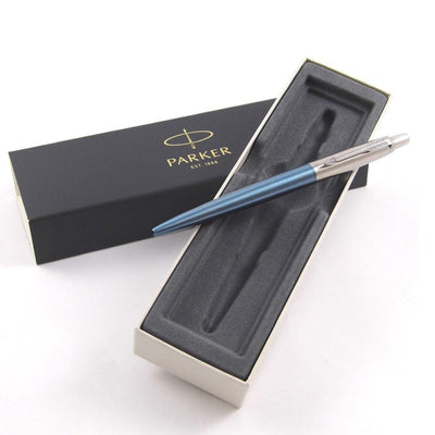 Personalised, Engraved Pen - Parker Waterloo Blue Jotter Pen